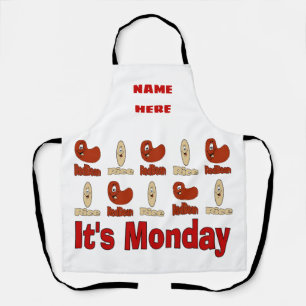 Rote Bohnen & Reis, Design hinzufügen Text, Schürz Schürze