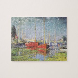 Rote Boote bei Argenteuil Puzzle