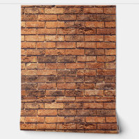 ROTE BRICKS-PEEL UND STICK-WALLPAPIER