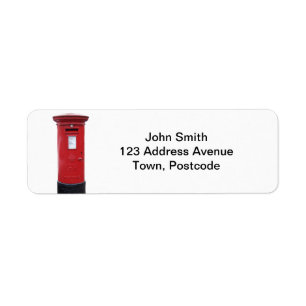 Rote britische Postbox