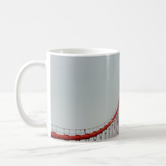 ROTE BRÜCKE AM TAG KAFFEETASSE (Links)