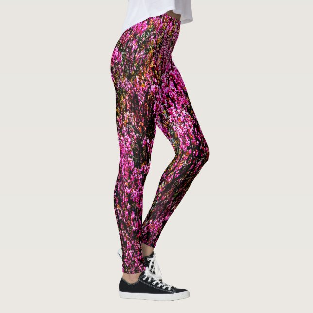 Rote Bud Blume.......... Leggings (Rechts)