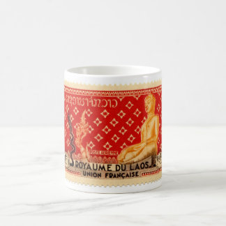Rote Buddha Tasse Laos