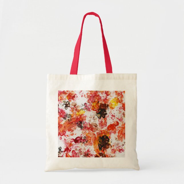 Rote Budget-Tasche Tragetasche (Vorne)