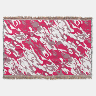 Rote Camouflage Decke