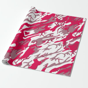 Rote Camouflage Geschenkpapier