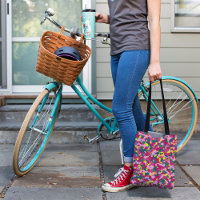 ROTE CAMOUFLAGE PATTERN TOTE BAG