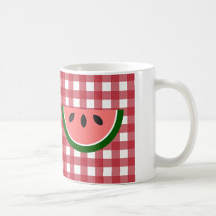 Rote Checkered Wassermelone-Tasse Tasse