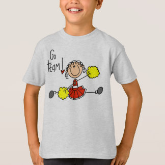 Rote Cheerleader T-Shirt