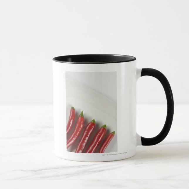 Rote Chili-Paprikaschoten Tasse (Rechts)