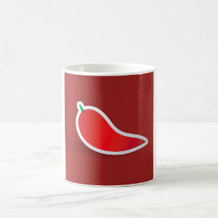 Rote Chili-Schote Kaffeetasse