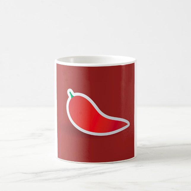 Rote Chili-Schote Kaffeetasse (Von Creator hochgeladen)