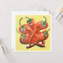 Rote Chili-Schoten Karte