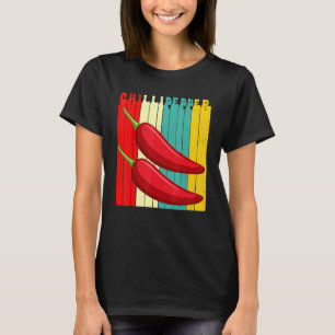 Rote Chili Vintage T-Shirts Scharfe Rote Paprika H