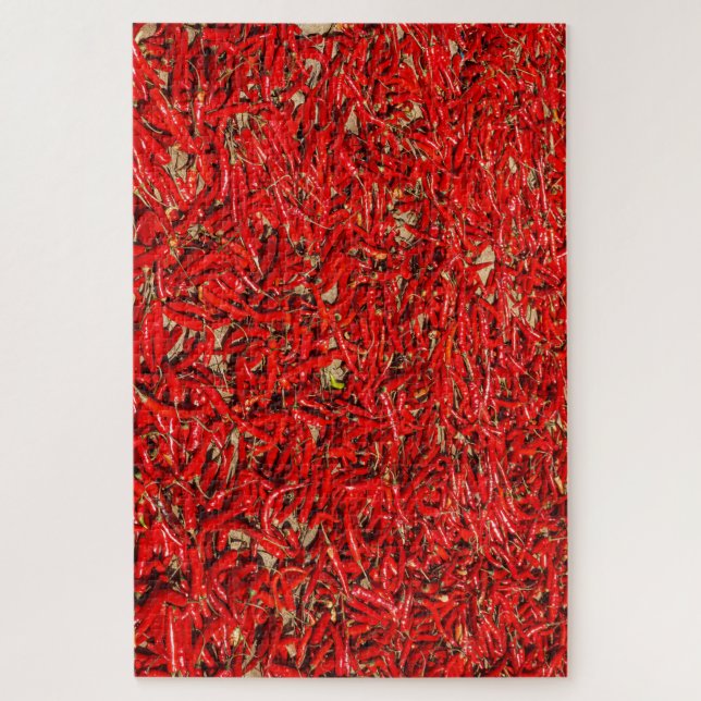 Rote Chilischoten Puzzle (Vertikal)