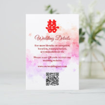Rote Chinesische Hochzeit Aquarellkirsche Blüte