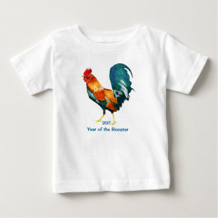 Rote chinesisches neues Jahr-Baby-Shirt des Baby T-shirt