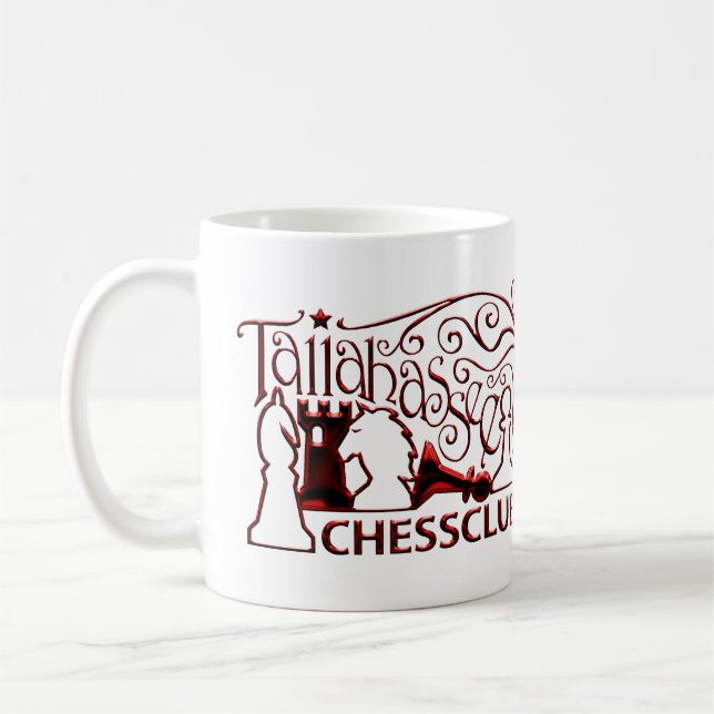 Rote Chrom-Tasse Kaffeetasse (Links)