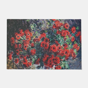 Rote Chrysantheme, Monet Fußmatte