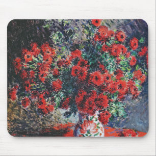 Rote Chrysantheme, Monet Mousepad