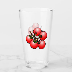 Rote Cocktailtomaten Glas