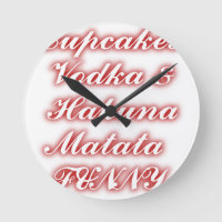 Rote Cupcakes Vodka Hakuna Matata FUNNY.