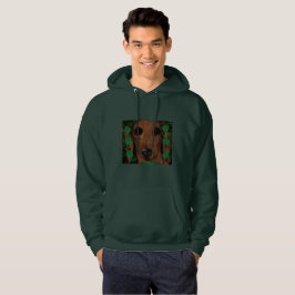 Rote Dackel Hoodie