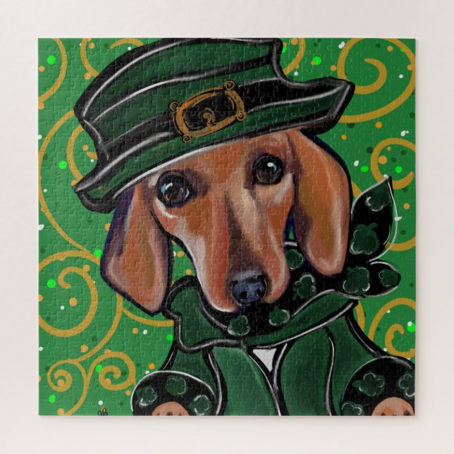 ROTE DACKEL PUZZLE (Vertikal)