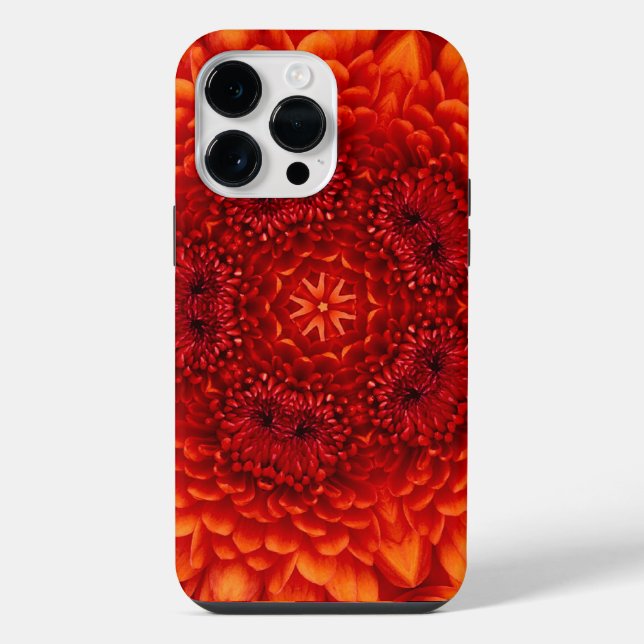 ROTE DAHLIE iPhone HÜLLE (Rückseite)