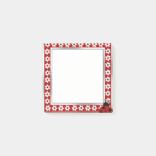 Rote Dame Bug Posten-it® Notes Post-it Klebezettel