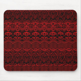 Rote Deco-Spitze Mousepad