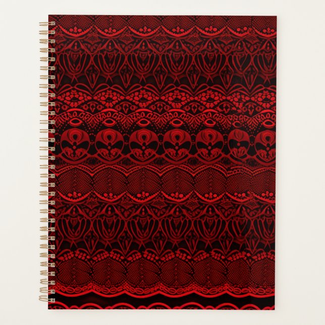 Rote Deco-Spitze Planer (Vorderseite)