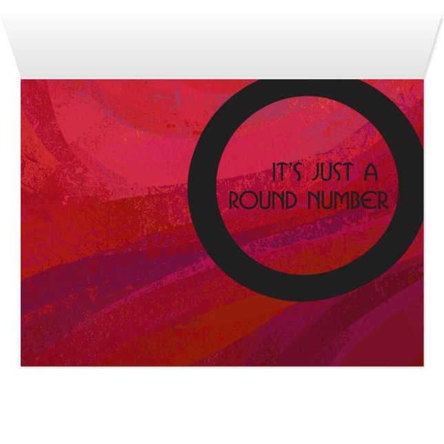 Rote Dekade zum Geburtstag (Innenansicht Horizontal (Unten))