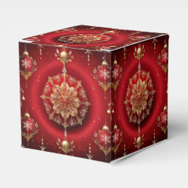 Rote Dekorative Ornamente Geschenkboxen Geschenkschachtel