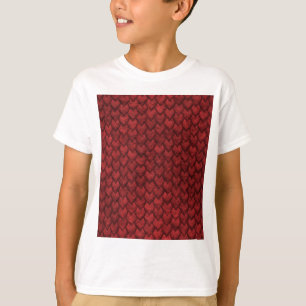 Rote Drache-Haut T-Shirt
