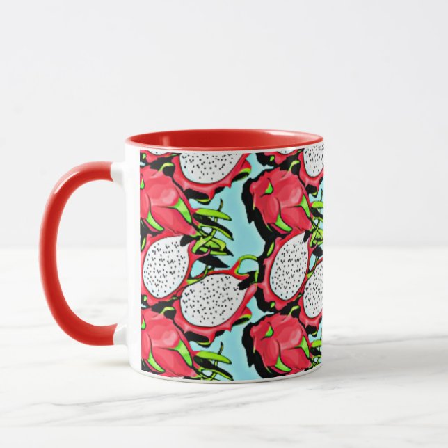 Rote Drachenfrucht Tasse (Links)