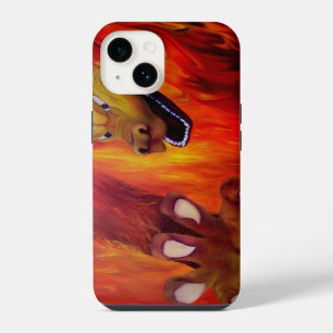 Rote Drachenklaue iPhone Hülle