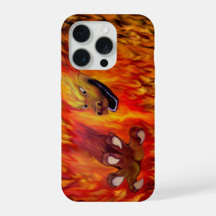 Rote Drachenklaue iPhone 15 Pro Hülle