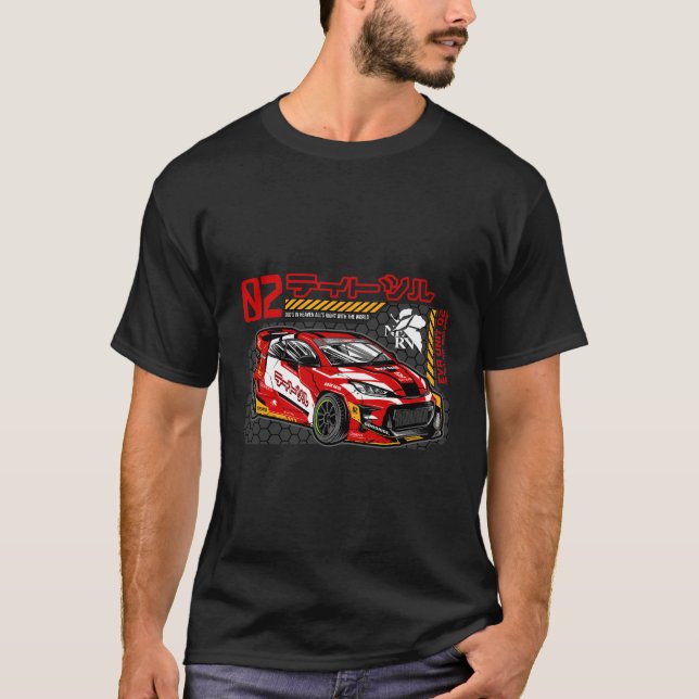 Rote Drift 02 T-Shirt (Vorderseite)