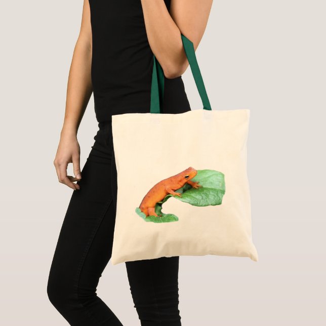 Rote Eft Salamander-Natur-Taschen-Tasche Tragetasche (Vorderseite (Produkt))