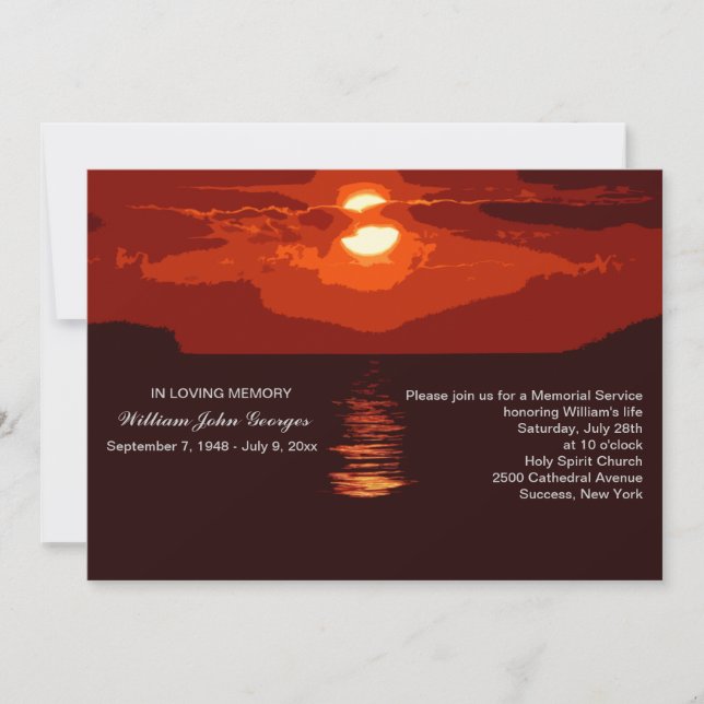 Rote Einladung (Vorderseite)