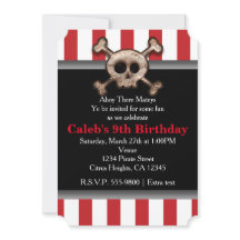 Rote Einladung zum Roten Horn von Skull & Bones