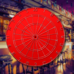 Rote Einzelfarbe Klassisch Elegant Trendig Dartscheibe