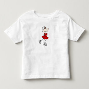 Rote Eisläuferin T-Shirts und Geschenke
