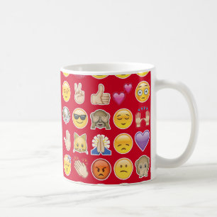 rote Emoji Tasse