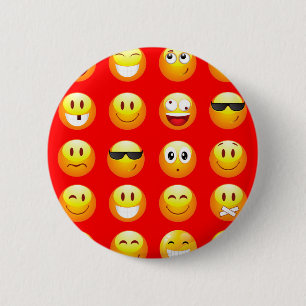 rote Emojis Button