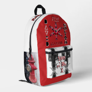 Rote Endzeiten Bedruckter Rucksack