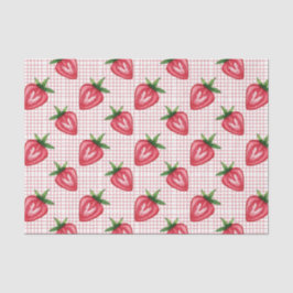 Rote Erdbeeren (Design 9 Red Series) Seidenpapier