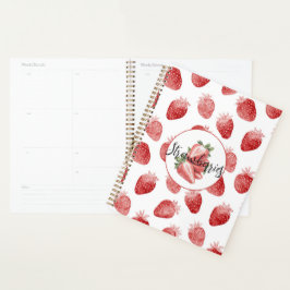 Rote Erdbeeren Frucht Planer