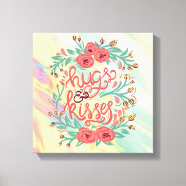 rote Erinnerung Leinwanddruck